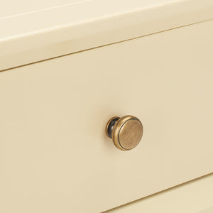 Safavieh Siobhan Accent Table With Storage Drawer XII23 Vanilla Wood AMH6611E