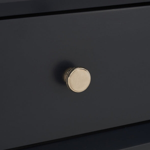 Safavieh Siobhan Accent Table With Storage Drawer XII23 Navy Wood AMH6611G