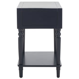 Safavieh Siobhan Accent Table With Storage Drawer XII23 Navy Wood AMH6611G