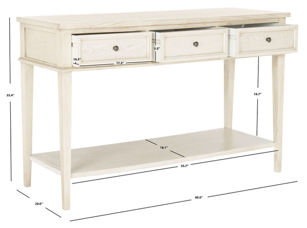 Safavieh Manelin Console With Storage Drawers  AMH6641B