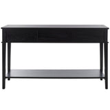 Safavieh Manelin Console With Storage Drawers  Black / Antique Gold AMH6641D