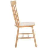 Safavieh Parker Side Chair - Set of 2 XII23 Natural Wood AMH8500F-SET2