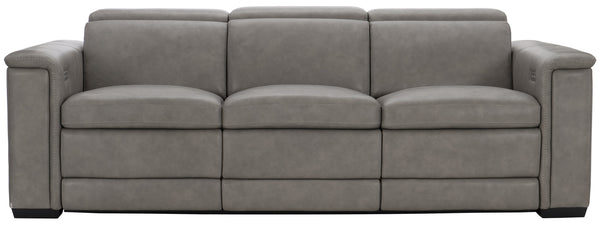 Bernhardt Bernhardt Lioni Power Reclining Sofa With Fine Leather, Usb Port, Head & Foot Power Motion, 93.5" 9567RO