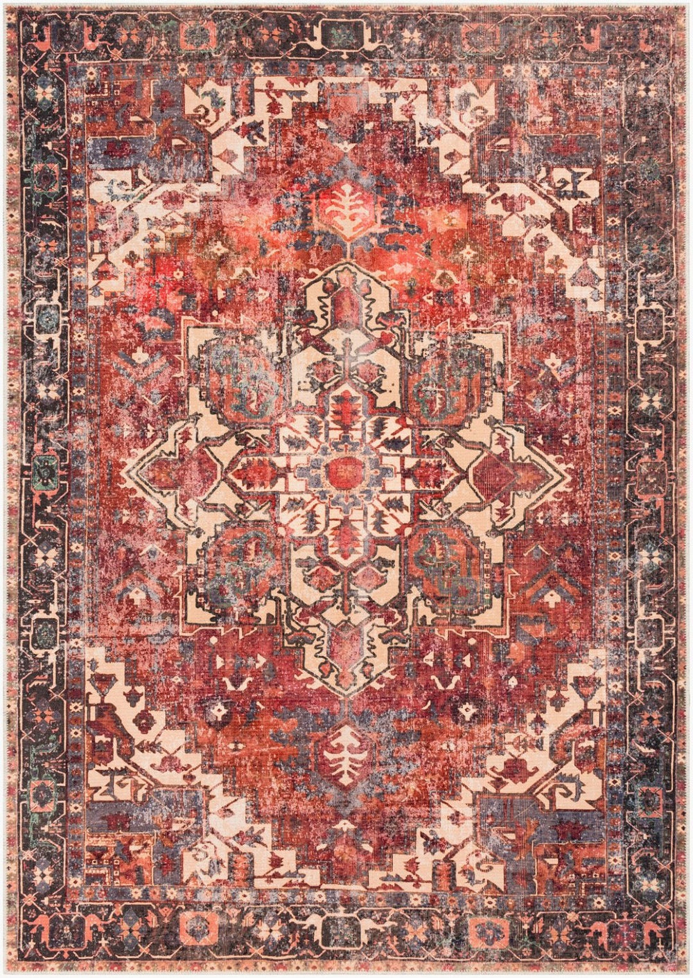 Livabliss Amelie Flatweave Chenille Polyester Accent Rug for Entryways and Compact Spaces AML2308-23