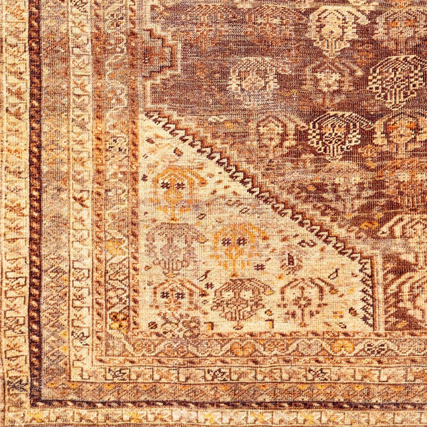 Livabliss Amelie Flatweave Runner Chenille Blend Rug for Hallways Entryways and High Traffic Spaces Brown, Saffron 2'7" x 7'10" AML2333-27710