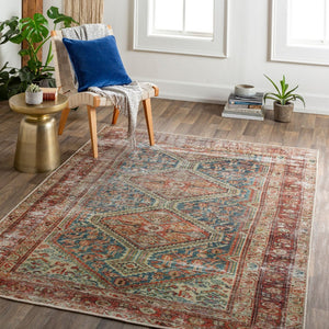 Livabliss Amelie Chenille Polyester Flatweave Area Rug Turkish Woven Low Pile Living Room AML2352-710102