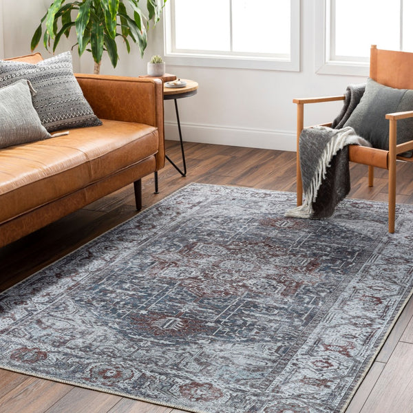 Livabliss Amelie Turkish Flatweave Area Rug Traditional Pattern for Entryway or Hallway Accent AML2366-2211