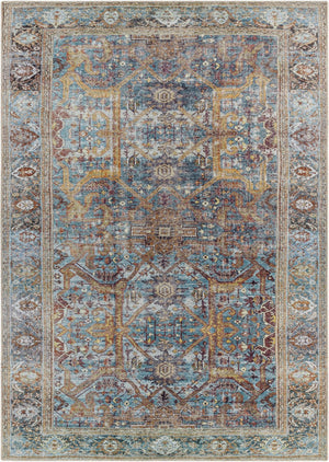 Livabliss Amelie Flatweave Chenille Polyester Area Rug Traditional Pattern for Living Rooms AML2370-81012