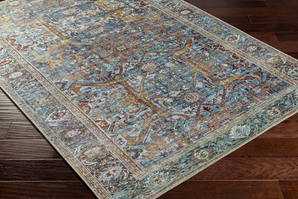 Livabliss Amelie Flatweave Chenille Polyester Area Rug Traditional Pattern for Living Rooms AML2370-81012