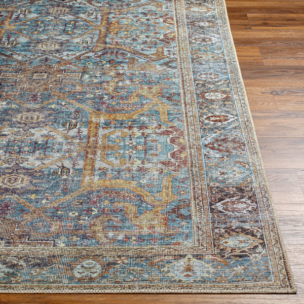 Livabliss Amelie Flatweave Chenille Polyester Area Rug Traditional Pattern for Living Rooms AML2370-81012