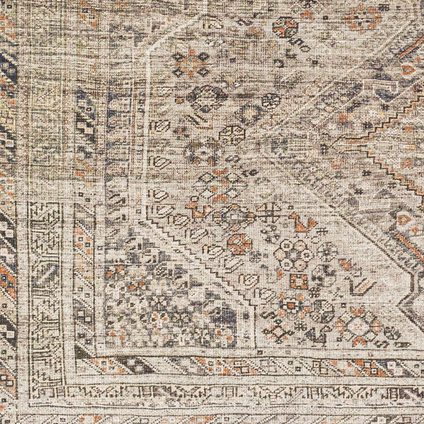 Livabliss Amelie Turkish Flatweave Polyester Area Rug for Entryways and High Traffic Spaces Gray, Black 8'10" x 12' AML2383-81012
