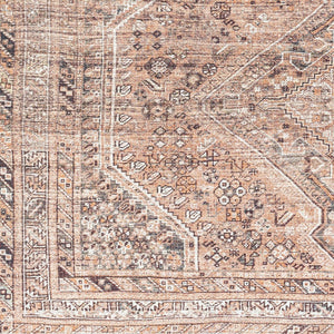 Livabliss Amelie Flatweave Polyester Area Rug Traditional Pattern for Entryway High Traffic Zones Light Brown, Or 8'10" x 12' AML2384-81012