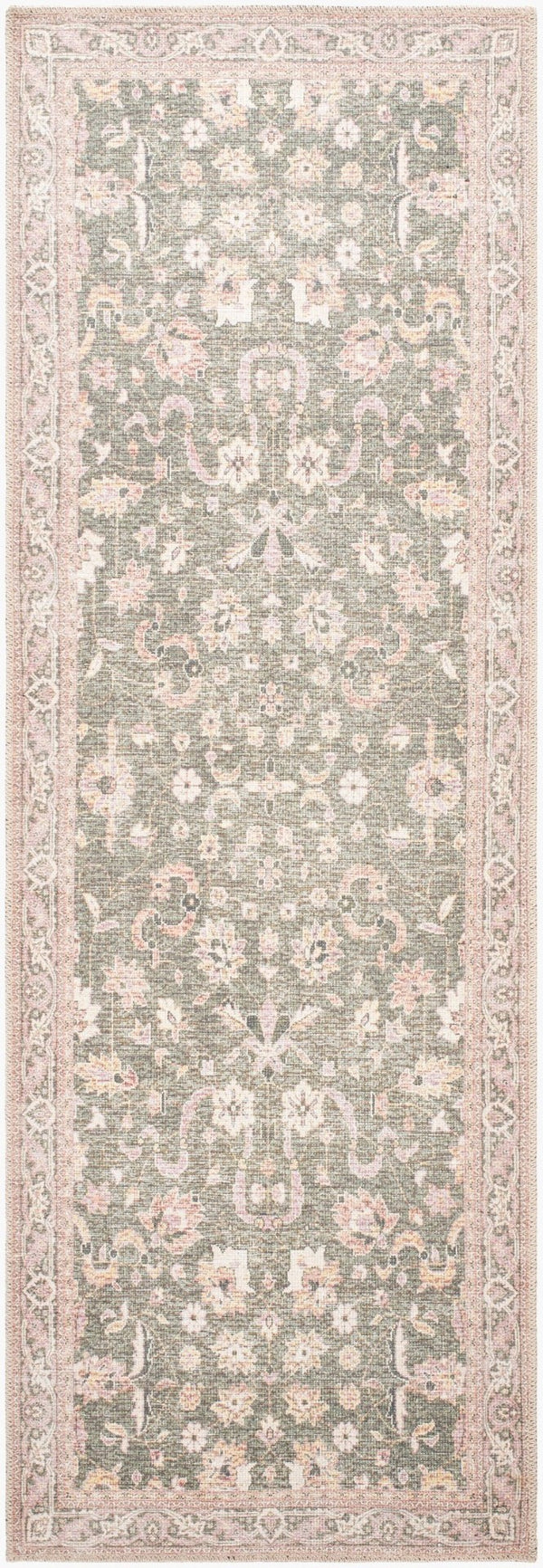 Livabliss Amelie Flatweave Polyester Accent Rug Soft Durable Pick for Entryways and Bath Floors Medium Green, P 2'7" x 7'10" AML2392-27710