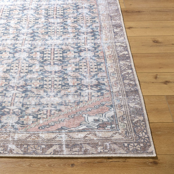 Livabliss Amelie Flatweave Polyester Area Rug Turkish Woven for Entryways and High Traffic Spaces Black, Cream 6'7" x 9' AML2395-679