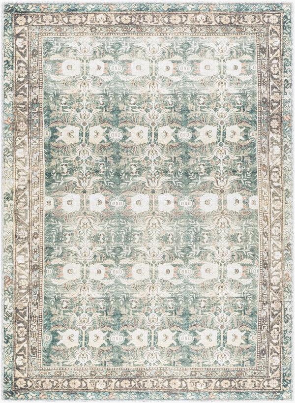 Livabliss Amelie Flatweave Polyester Accent Rug Turkish Woven Low Profile for Entryway or Bath Olive, Medium G 7'10" x 10'2" AML2396-710102