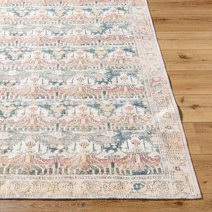 Livabliss Amelie Flatweave Polyester Area Rug Turkish Machine Woven for Entryways and Bathrooms Medium Green, G 6'7" x 9' AML2397-679