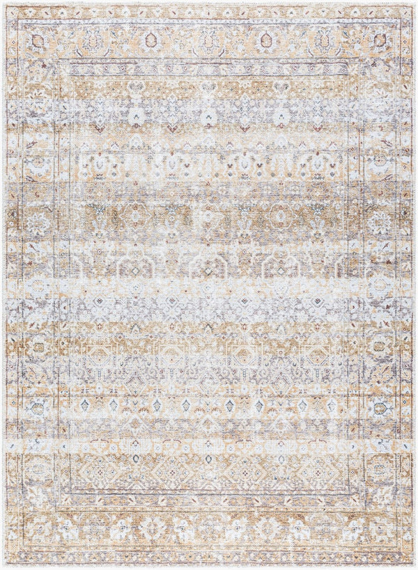 Livabliss Amelie Flatweave Polyester Accent Rug Turkish Crafted for Entryways and High Traffic Halls Beige, Light Br 8'10" x 12' AML2400-81012