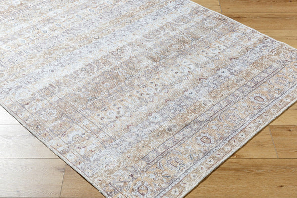 Livabliss Amelie Flatweave Polyester Accent Rug Turkish Crafted for Entryways and High Traffic Halls Beige, Light Br 8'10" x 12' AML2400-81012