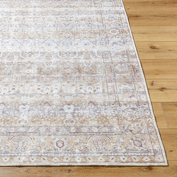Livabliss Amelie Flatweave Polyester Accent Rug Turkish Crafted for Entryways and High Traffic Halls Beige, Light Br 8'10" x 12' AML2400-81012