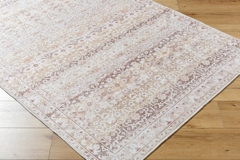 Livabliss Amelie Machine Woven Polyester Accent Rug Turkey Crafted for Entryways and Bedside Cream, Light Be 8'10" x 12' AML2401-81012