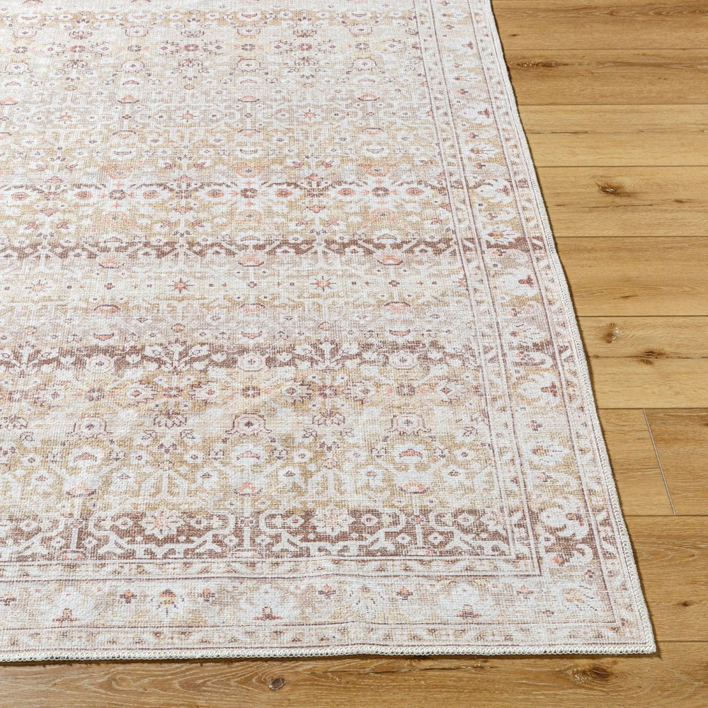 Livabliss Amelie Machine Woven Polyester Accent Rug Turkey Crafted for Entryways and Bedside Cream, Light Be 8'10" x 12' AML2401-81012