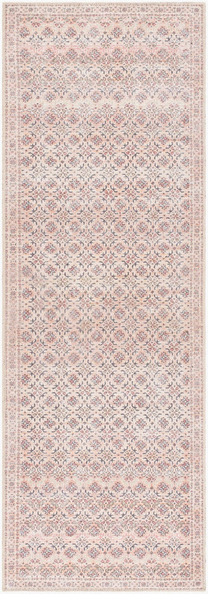 Livabliss Amelie Flatweave Polyester Area Rug Turkish Woven Low Profile Entryway Floor Accent Beige, Light Be 2'7" x 7'10" AML2405-27710