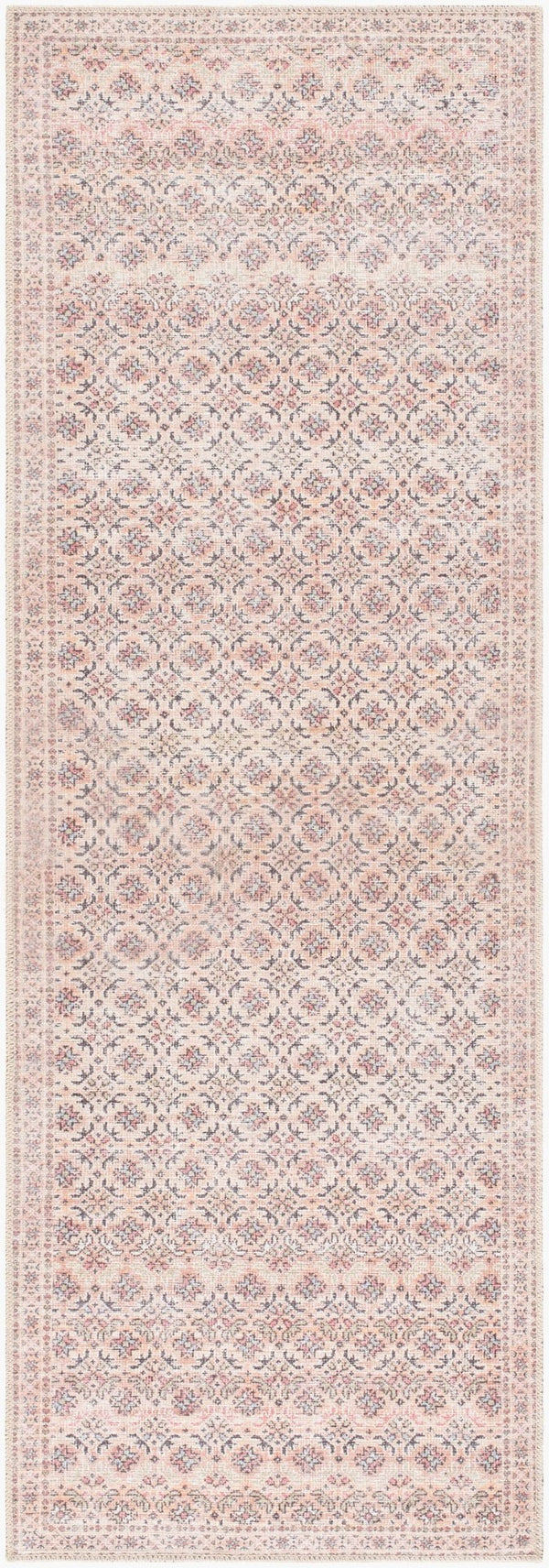 Livabliss Amelie Flatweave Polyester Area Rug Turkish Woven Low Profile Entryway Floor Accent Beige, Light Be 2'7" x 7'10" AML2405-27710