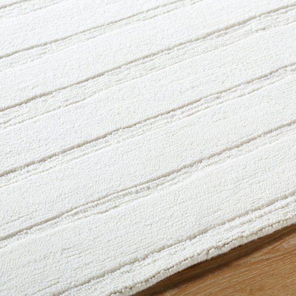 Surya Amani 2' X 3' Handcrafted Wool Rug - Timeless Elegance And Durability For Your Home Decor Needs Cream Wool Amm2300-23