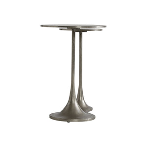Bernhardt Bernhardt Graphite Cerchi Outdoor Accent Table — Dual-Surface Cast Aluminum, Weather-Resistant Style X04158