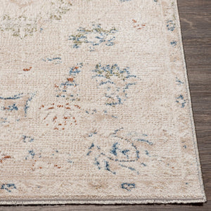 Livabliss Amore Traditional Fringe Runner Rug Machine Woven Polyester for Hallways and Entryways Denim, Rust 2'7" x 7'10" AMO2321-268
