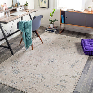 Livabliss Amore Traditional Fringe Runner Rug Machine Woven Polyester for Hallways and Entryways Denim, Rust 2'7" x 7'10" AMO2321-268