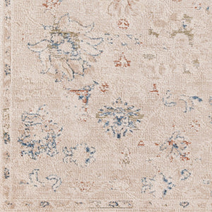 Livabliss Amore Traditional Fringe Runner Rug Machine Woven Polyester for Hallways and Entryways Denim, Rust 2'7" x 7'10" AMO2321-268