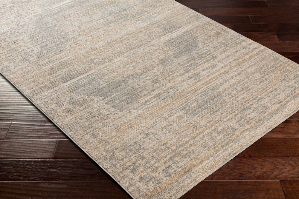 Livabliss Amore Traditional Motif Runner Rug Machine Woven Polyester Hallway Entryway Accent Gray, Light Gra 7'10" x 7'10" AMO2323-710RD