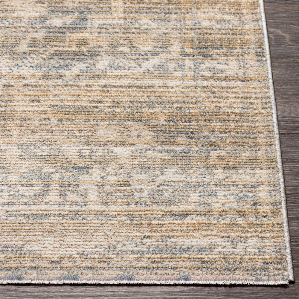 Livabliss Amore Medallion Botanical Fringe Accent Rug Machine Woven Polyester Transitional Entryway Beige, Gray 2'4" x 3'9" AMO2324-2339