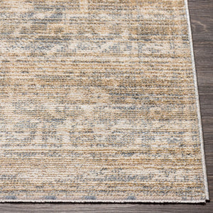 Livabliss Amore Medallion Botanical Fringe Accent Rug Machine Woven Polyester Transitional Entryway Beige, Gray 2'4" x 3'9" AMO2324-2339