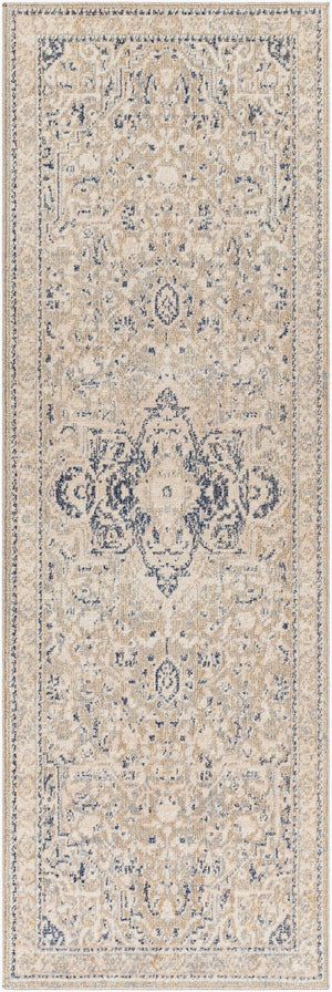Livabliss Amore Medallion Runner Rug Turkey Woven Polyester Pile Hallway Entryway Fringe AMO2331-268