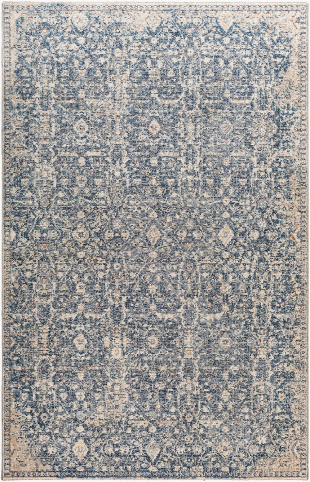 Livabliss Amore Traditional Polyester Area Rug Soft Medium Pile for Entryway Bathroom Bedroom Charcoal, Dark 27" x 45" AMO2332-2339