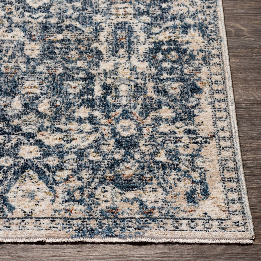 Livabliss Amore Traditional Polyester Area Rug Soft Medium Pile for Entryway Bathroom Bedroom Charcoal, Dark 27" x 45" AMO2332-2339