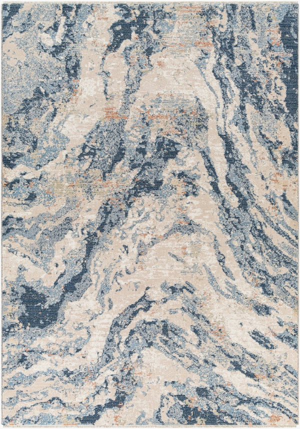Livabliss Amore Textural High Low Pile Polyester Area Rug with Fringe for Living Room AMO2335-710RD