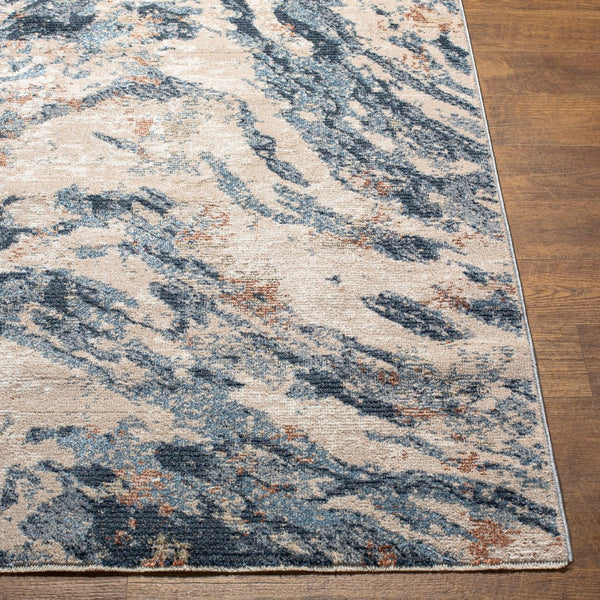 Livabliss Amore Textural High Low Pile Polyester Area Rug with Fringe for Living Room AMO2335-710RD