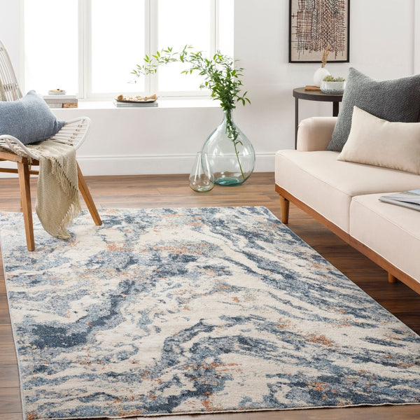 Livabliss Amore Textural High Low Pile Polyester Area Rug with Fringe for Living Room AMO2335-710RD