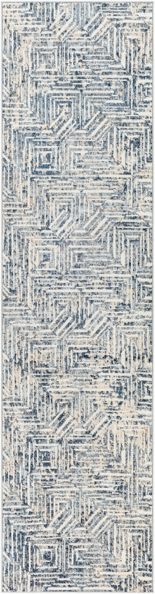 Livabliss Amore Polyester Runner Rug with Fringe and High Low Pile for Hallways Entryways AMO2337-2610