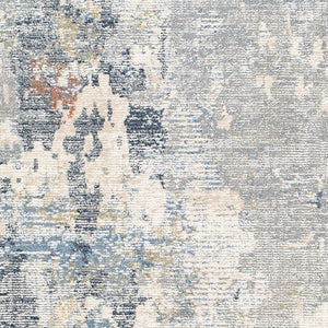 Livabliss Amore Fringe Runner Rug Polyester Machine Woven Modern Pattern for Hallway or Entryway Deep Teal, Navy 2'7" x 7'10" AMO2341-268