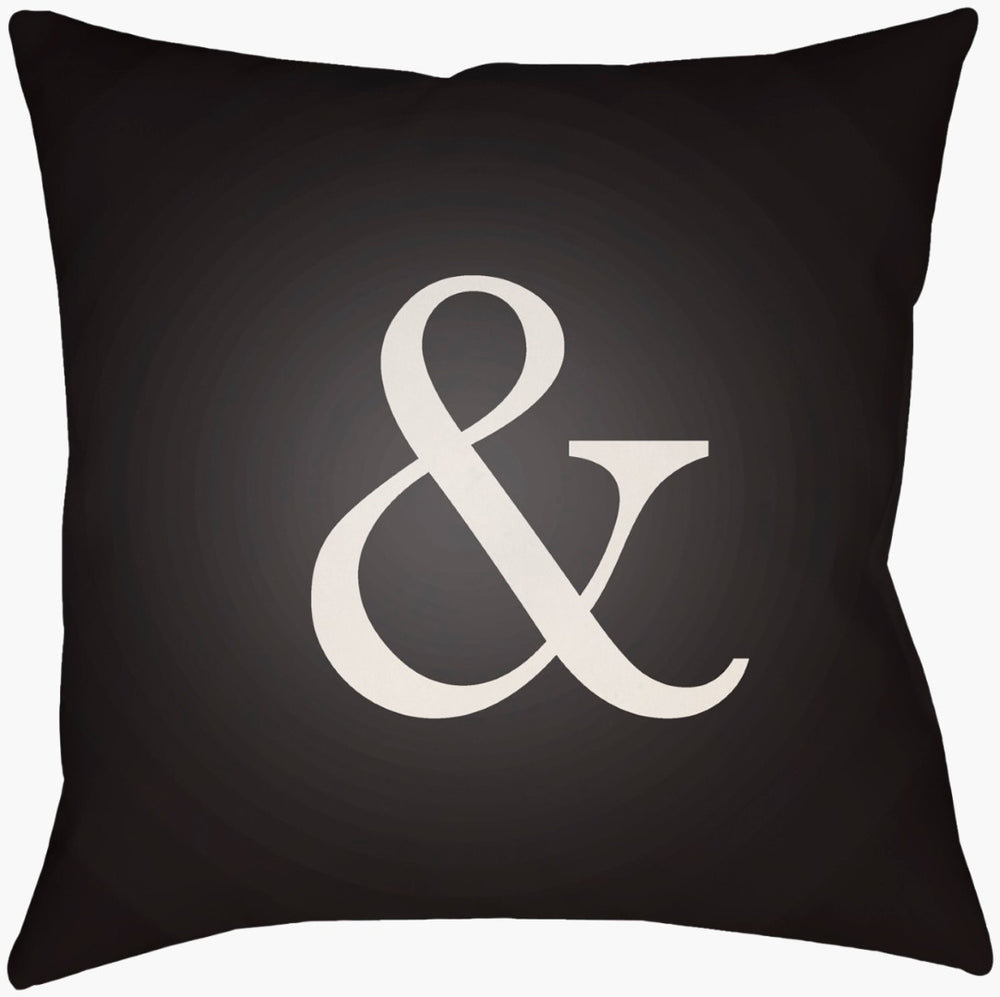 Livabliss Ampersand Geometric Woven Polyester Accent Pillow for Modern Living Rooms and Bedrooms AMP003-1616