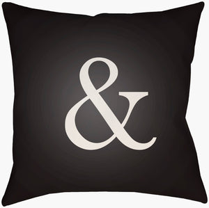 Livabliss Ampersand Geometric Woven Polyester Accent Pillow for Modern Living Rooms and Bedrooms AMP003-1616