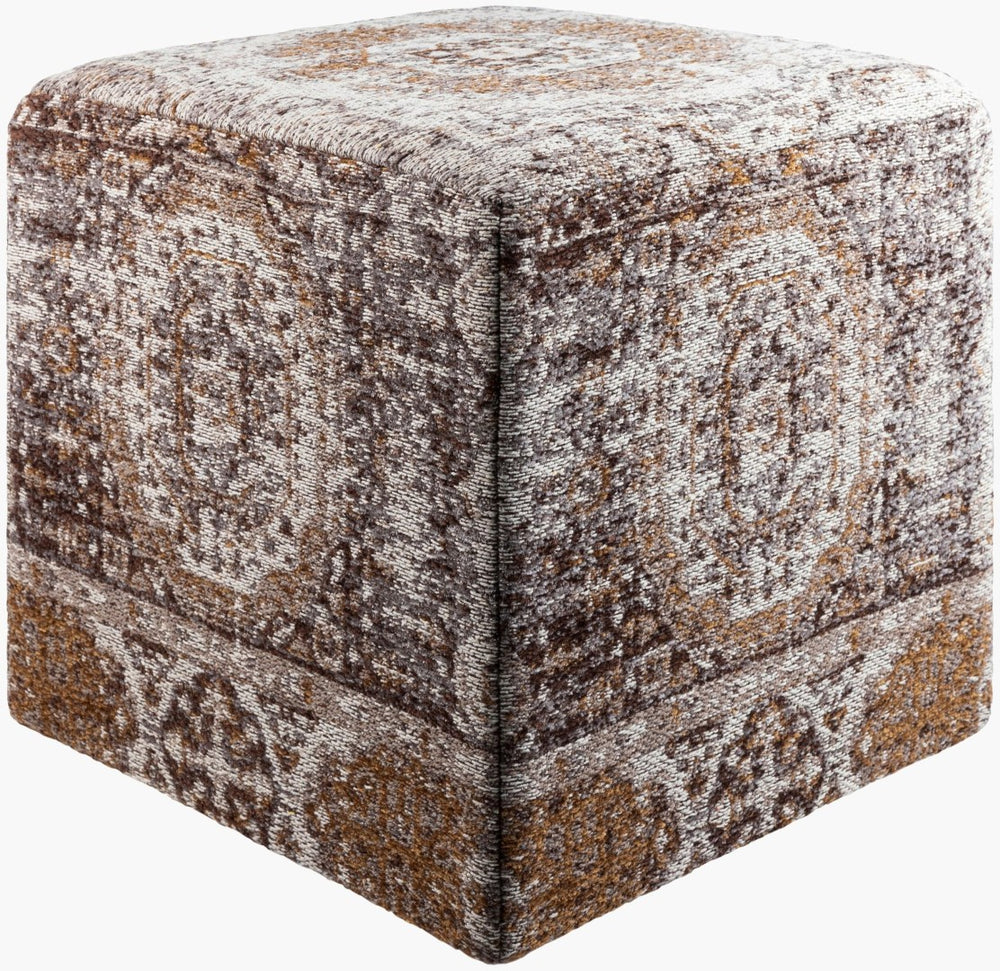 Livabliss Amsterdam Woven Textile Cube Ottoman Artisan Crafted for Living Room or Office Seating AMPF002-181818