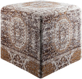 Amsterdam AMPF-002 18"H x 18"W x 18"D Ottoman AMPF002-181818 Livabliss Surya