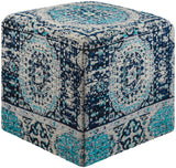 Amsterdam AMPF-003 18"H x 18"W x 18"D Ottoman AMPF003-181818 Livabliss Surya