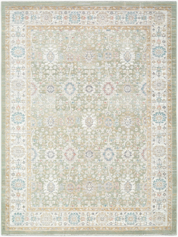 Livabliss Amir Persian Inspired Machine Woven Area Rug with Fringe for Living Room or Bedroom Medium Brown, C 5'3" x 7' AMR2307-537