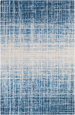 Surya Amsterdam Ams-1002 2' X 3' Handmade Chenille-cotton Rug - Timeless Elegance For Your Home Decor Blue Cotton Ams1019-576